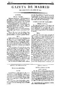 Gazeta de Madrid. 1810. Núm. 157, 6 de junio de 1810 | Biblioteca Virtual Miguel de Cervantes