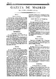 Gazeta de Madrid. 1810. Núm. 165, 14 de junio de 1810 | Biblioteca Virtual Miguel de Cervantes