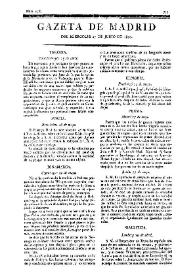 Gazeta de Madrid. 1810. Núm. 178, 27 de junio de 1810 | Biblioteca Virtual Miguel de Cervantes