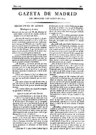 Gazeta de Madrid. 1810. Núm. 220, 8 de agosto de 1810 | Biblioteca Virtual Miguel de Cervantes