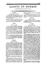 Gazeta de Madrid. 1810. Núm. 230, 18 de agosto de 1810 | Biblioteca Virtual Miguel de Cervantes