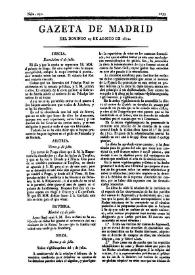 Gazeta de Madrid. 1810. Núm. 231, 19 de agosto de 1810 | Biblioteca Virtual Miguel de Cervantes