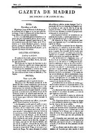 Gazeta de Madrid. 1810. Núm. 238, 26 de agosto de 1810 | Biblioteca Virtual Miguel de Cervantes