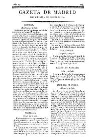 Gazeta de Madrid. 1810. Núm. 243, 31 de agosto de 1810 | Biblioteca Virtual Miguel de Cervantes