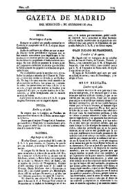 Gazeta de Madrid. 1810. Núm. 248, 5 de septiembre de 1810 | Biblioteca Virtual Miguel de Cervantes