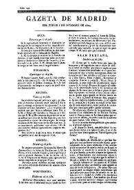 Gazeta de Madrid. 1810. Núm. 249, 6 de septiembre de 1810 | Biblioteca Virtual Miguel de Cervantes