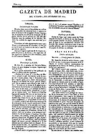 Gazeta de Madrid. 1810. Núm. 250, 7 de septiembre de 1810 | Biblioteca Virtual Miguel de Cervantes