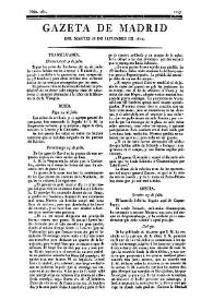 Gazeta de Madrid. 1810. Núm. 261, 18 de septiembre de 1810 | Biblioteca Virtual Miguel de Cervantes