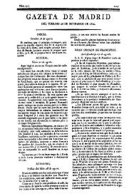 Gazeta de Madrid. 1810. Núm. 271, 28 de septiembre de 1810 | Biblioteca Virtual Miguel de Cervantes