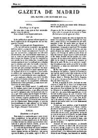 Gazeta de Madrid. 1810. Núm. 275, 2 de octubre de 1810 | Biblioteca Virtual Miguel de Cervantes