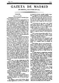 Gazeta de Madrid. 1810. Núm. 282, 9 de octubre de 1810 | Biblioteca Virtual Miguel de Cervantes