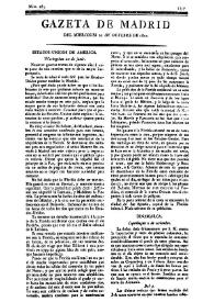 Gazeta de Madrid. 1810. Núm. 283, 10 de octubre de 1810 | Biblioteca Virtual Miguel de Cervantes