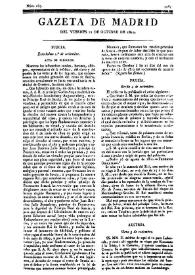 Gazeta de Madrid. 1810. Núm. 285, 12 de octubre de 1810 | Biblioteca Virtual Miguel de Cervantes