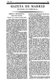 Gazeta de Madrid. 1810. Núm. 286, 13 de octubre de 1810 | Biblioteca Virtual Miguel de Cervantes