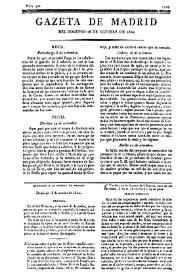 Gazeta de Madrid. 1810. Núm. 301, 28 de octubre de 1810 | Biblioteca Virtual Miguel de Cervantes