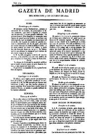 Gazeta de Madrid. 1810. Núm. 304, 31 de octubre de 1810 | Biblioteca Virtual Miguel de Cervantes