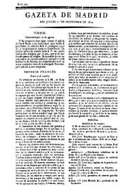 Gazeta de Madrid. 1810. Núm. 305, 1º de noviembre de 1810 | Biblioteca Virtual Miguel de Cervantes