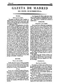 Gazeta de Madrid. 1810. Núm. 306, 2 de noviembre de 1810 | Biblioteca Virtual Miguel de Cervantes