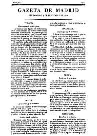 Gazeta de Madrid. 1810. Núm. 308, 4 de noviembre de 1810 | Biblioteca Virtual Miguel de Cervantes