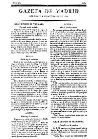 Gazeta de Madrid. 1810. Núm. 310, 6 de noviembre de 1810 | Biblioteca Virtual Miguel de Cervantes