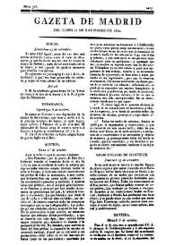 Gazeta de Madrid. 1810. Núm. 316, 12 de noviembre de 1810 | Biblioteca Virtual Miguel de Cervantes