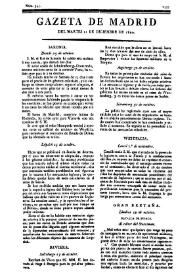 Gazeta de Madrid. 1810. Núm. 345, 11 de diciembre de 1810 | Biblioteca Virtual Miguel de Cervantes