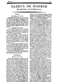 Gazeta de Madrid. 1810. Núm. 346, 12 de diciembre de 1810 | Biblioteca Virtual Miguel de Cervantes