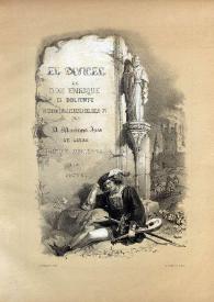 El Doncel de Don Enrique el Doliente : historia caballeresca del siglo XV. [Portada de la edición del siglo XIX] | Biblioteca Virtual Miguel de Cervantes