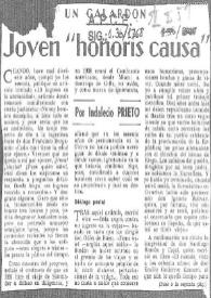 Joven "honoris causa" / por Indalecio Prieto | Biblioteca Virtual Miguel de Cervantes