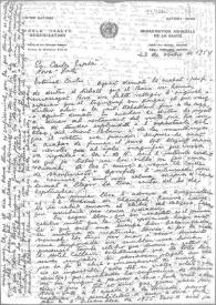 Carta de Eugenio Xammar a Carlos Esplá. Ginebra, 23 de octubre de 1954 | Biblioteca Virtual Miguel de Cervantes