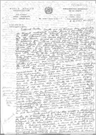 Carta de Eugenio Xammar a Carlos Esplá. Ginebra, 6 de marzo de 1955 | Biblioteca Virtual Miguel de Cervantes