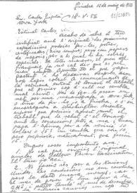 Carta de Eugenio Xammar a Carlos Esplá. Ginebra, 12 de mayo de 1956 | Biblioteca Virtual Miguel de Cervantes