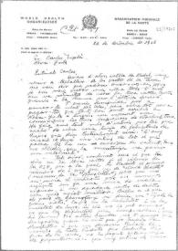 Carta de Eugenio Xammar a Carlos Esplá. Ginebra, 26 de diciembre de 1956 | Biblioteca Virtual Miguel de Cervantes