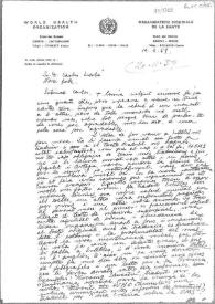 Carta de Eugenio Xammar a Carlos Esplá. Ginebra, 16 de febrero de 1959 | Biblioteca Virtual Miguel de Cervantes