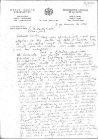 Carta de Eugenio Xammar a Carlos Esplá. Ginebra, 8 de diciembre de 1961 | Biblioteca Virtual Miguel de Cervantes