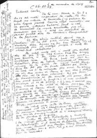 Carta de Eugenio Xammar a Carlos Esplá. 6 de noviembre de 1964 | Biblioteca Virtual Miguel de Cervantes