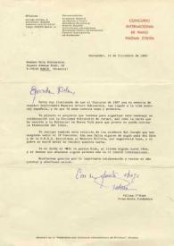 Carta dirigida a Aniela Rubinstein. Santander (Santander), 16-12-1985 | Biblioteca Virtual Miguel de Cervantes