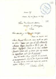 Carta de Rubén Darío a MEDINA, Crisanto | Biblioteca Virtual Miguel de Cervantes