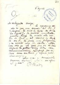 Carta de Rubén Darío a PECTOR, Desirée | Biblioteca Virtual Miguel de Cervantes