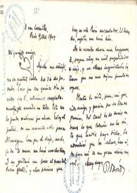 Carta de Rubén Darío a UNAMUNO, Miguel de | Biblioteca Virtual Miguel de Cervantes