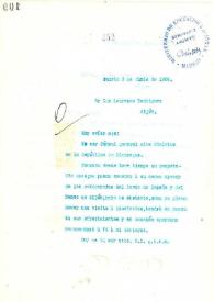 Carta de Rubén Darío a RODRÍGUEZ, Laureano | Biblioteca Virtual Miguel de Cervantes