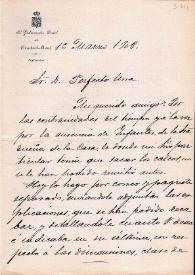 Carta de Mariano Sanjuan, gobernador de Ciudad Real a Perfecto Urra comunicando que le envía por correo los calcos y descripción de las dos inscripciones de Infantes sacados por su secretario | Biblioteca Virtual Miguel de Cervantes