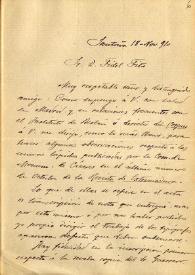 Carta de Juan Sanguino y Michel a F. Fita comunicándo los errores cometidos en la Revista de Extremadura a propósito de unas inscripciones de Cáceres y de El Cerezo publicadas por la Comisión de Monumentos. Incluye dibujos / Revista de Extremadura. Comisión de Monumentos Cáceres. | Biblioteca Virtual Miguel de Cervantes