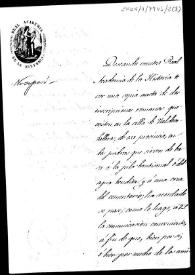 Minuta de oficio en la que se requiere a Luis Villanueva para que realice los calcos de dos inscripciones romanas de la villa de Valdecaballeros, una sirviendo de basa a la pila de agua bendita de la parroquia y la otra, también como basa, en la cruz del cementerio. | Biblioteca Virtual Miguel de Cervantes