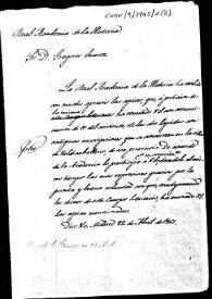 Minuta de oficio en la que se agradece a Gregorio Suárez el envío de los calcos de las dos inscripciones romanas de Valdecaballeros. | Biblioteca Virtual Miguel de Cervantes