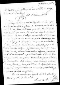 Minuta de carta en la que se le comunica que no se acepta la renuncia de la Subcomisión de Monumentos de Jerez de la Frontera. | Biblioteca Virtual Miguel de Cervantes