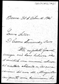 Carta en la que se comunica que se ve obligado a retrasar la redacción de la memoria sobre las excavaciones del Cerro del Minguillar (Iponuba), por problemas con la documentación gráfica. Asimismo, propone que se interceda ante el Ministerio de Instrucción Pública y Bellas Artes para que el Museo Arqueológico de Córdoba adquiera la estatuas halladas en el yacimiento | Biblioteca Virtual Miguel de Cervantes