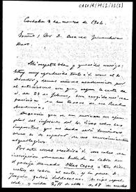 Carta de remisión de un calco de una inscripción funeraria romana hallada cerca de Cabra | Biblioteca Virtual Miguel de Cervantes