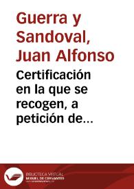 Certificación en la que se recogen, a petición de Gregorio Fernández de Córdoba, los matrimonios e hijos en ellos habidos de Francisco Fernández de Córdoba, Conde de Cabra y posterior Duque de Sesa | Biblioteca Virtual Miguel de Cervantes