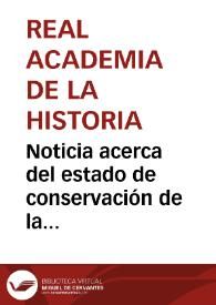 Noticia acerca del estado de conservación de la llamada Casa de la Infanta de Zaragoza, en 1870 | Biblioteca Virtual Miguel de Cervantes